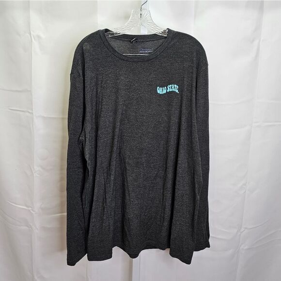 Champion Gray Ohio State Buckeyes Long Sleeve Tee Size 2XL - Picture 1 of 9